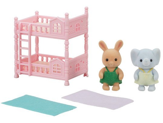 SYLVANIAN SUNNY BUNNY CON LETTO 5551 WB6 EPOCA